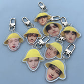 KPOP Yellow Hat KeyChain Pendant
